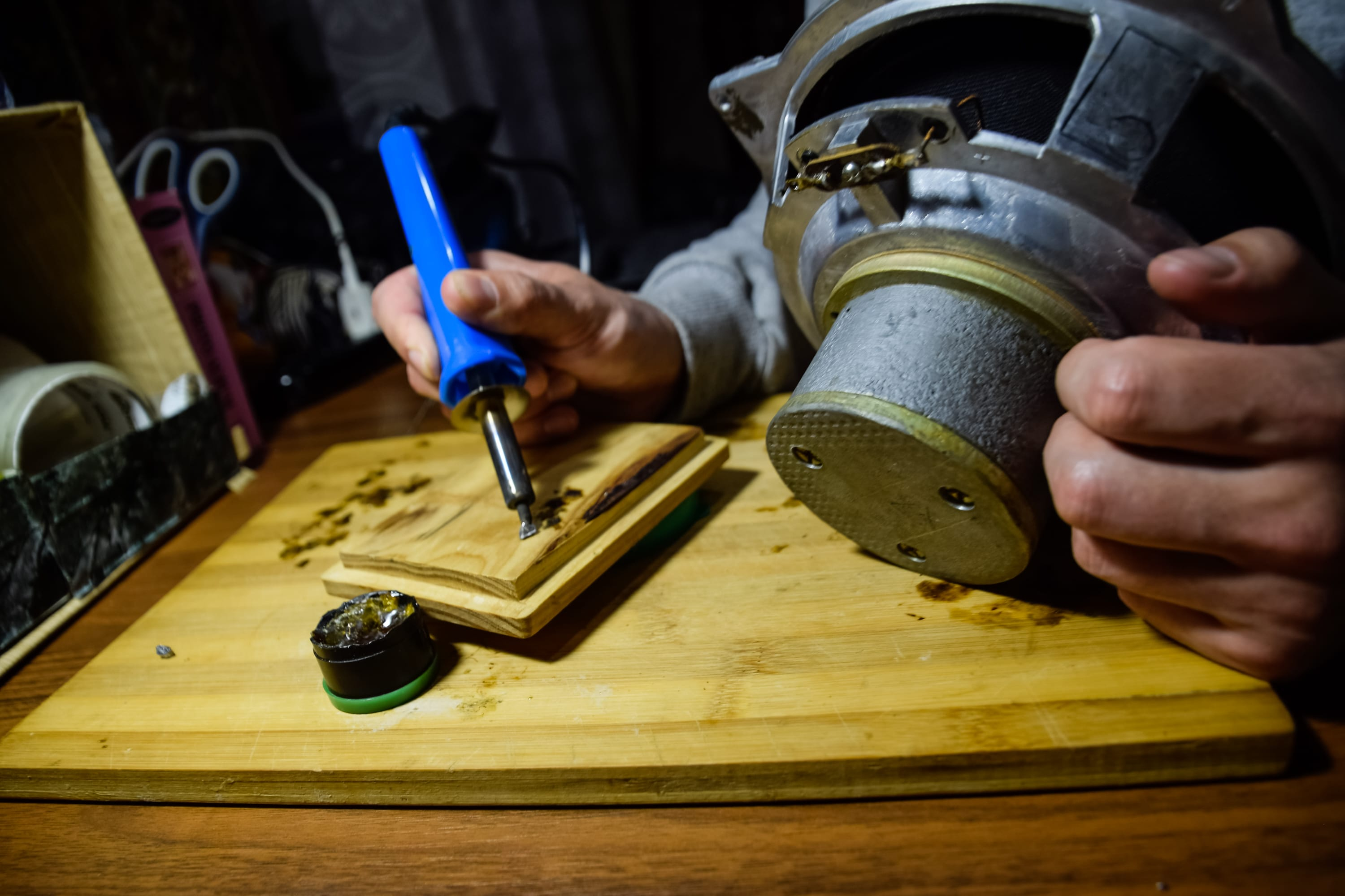Car audio fabrication workshop