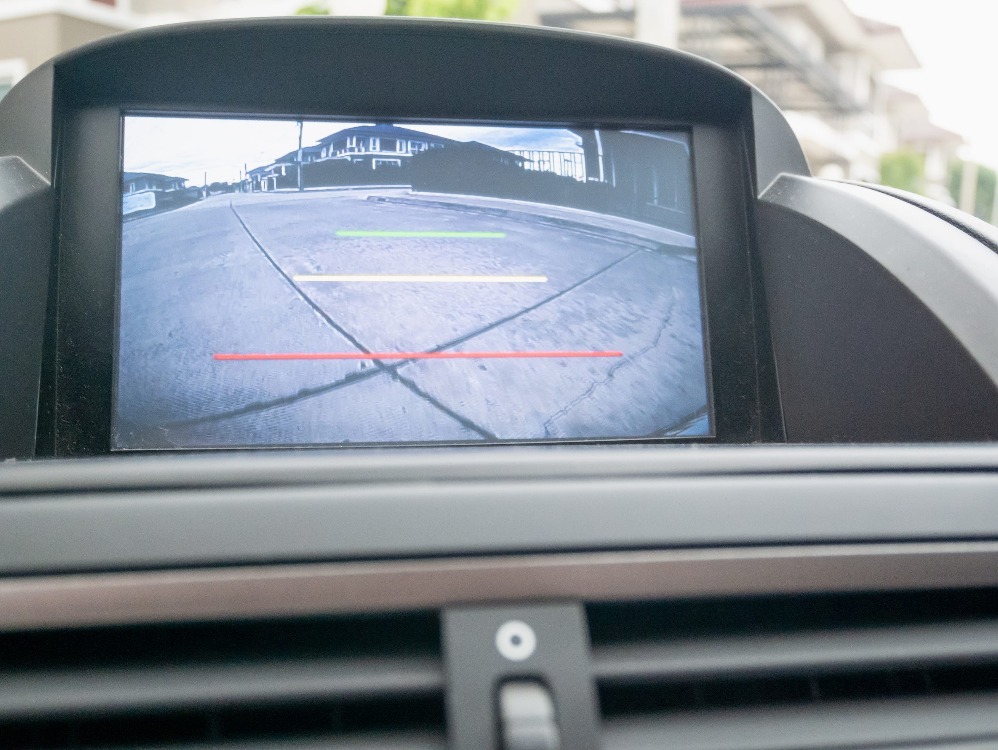 Rear camera display infotainment